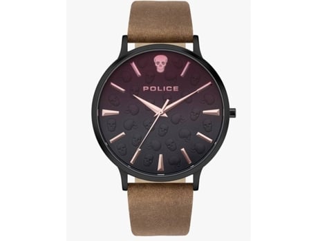 Reloj POLICE Hombre (Piel - Marrón)