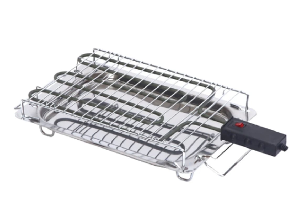 Parrilla Eléctrica Beltax BBQ3727 (2000 W - 31,5 x 25 x 5 cm - Inox)