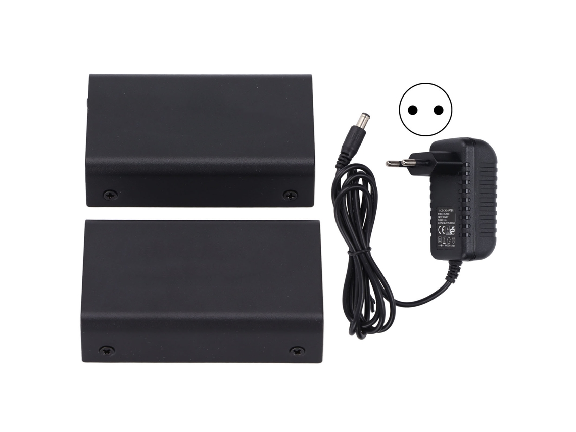 Extensor De Interfaz Multimedia Hd 1080p Cat6 Cat7 Rj45 Convertidor Con Conector De Copia Edid 100-240veu