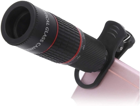 Teleobjetivo para teléfono celular Lente de vidrio óptico HD con aumento de 20X Telescopio exterior para conciertos de observación de aves BISBISOU...
