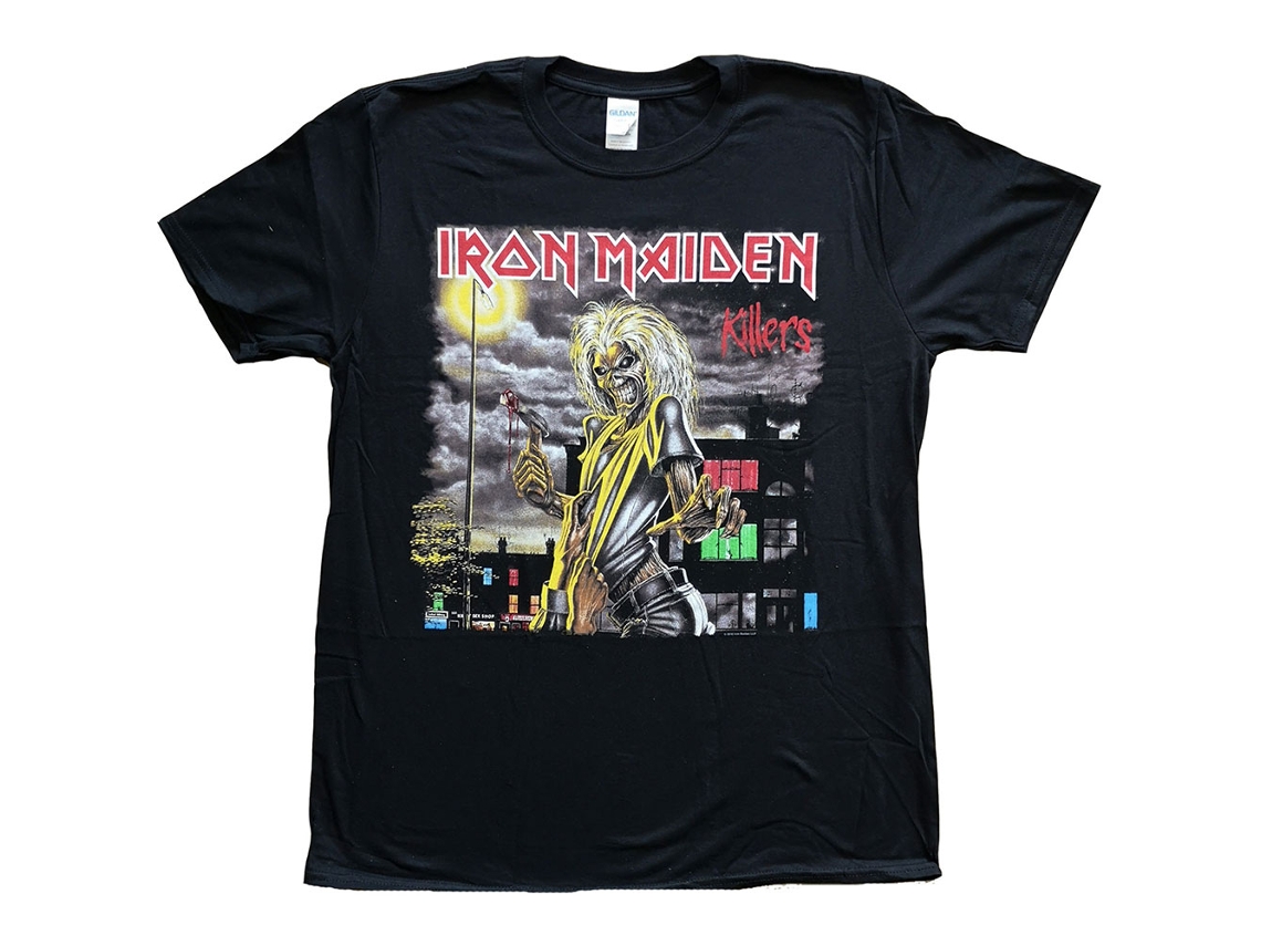 Camiseta ROCK OFF Iron Maiden - Killers Negro (Talla: S)