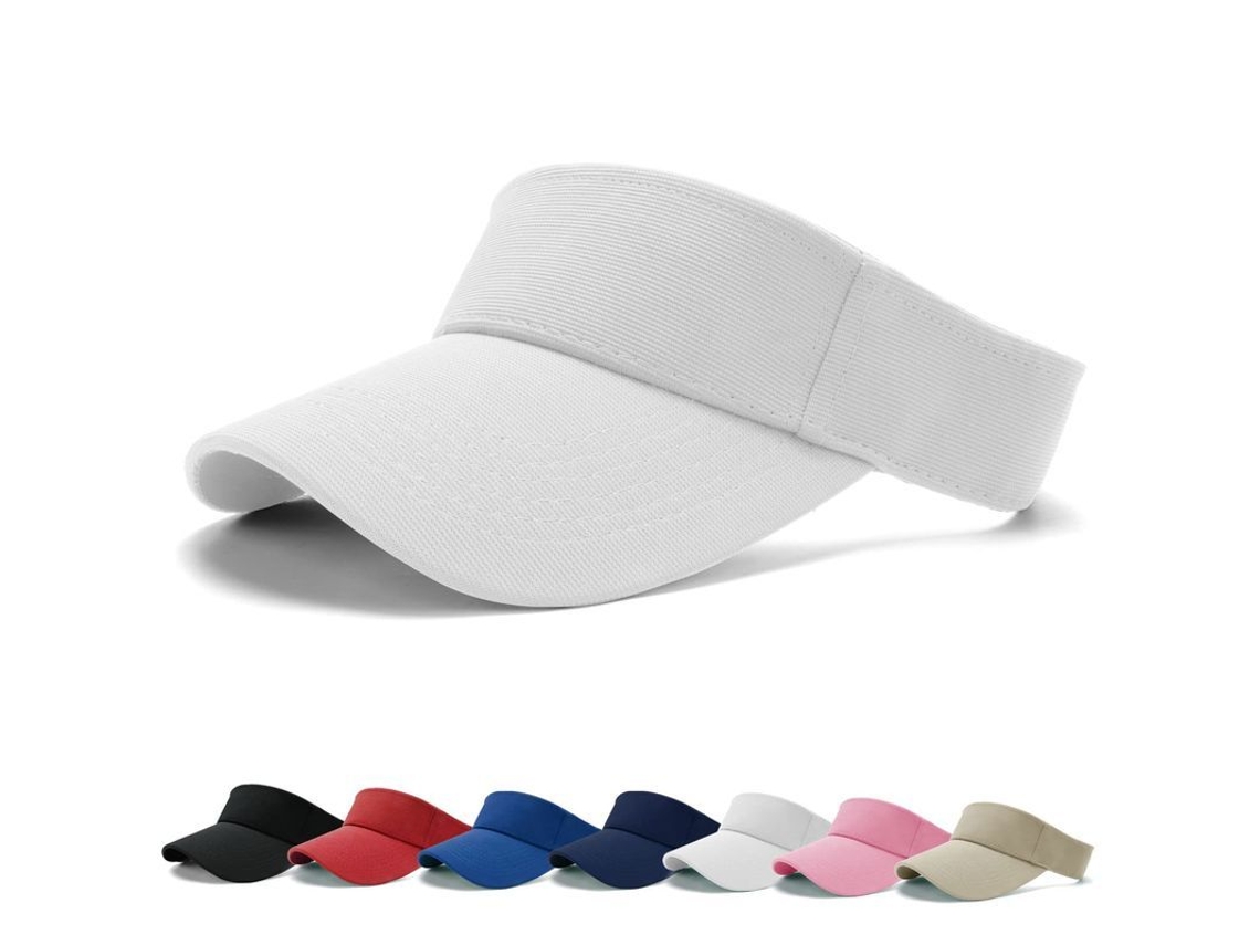 Gorra De Visera Solar Para Mujer Con Cola De Caballo, Gorra Béisbol Lavada, Gorra Casual Al Aire Libre, Blanca