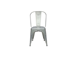DUDECOR Silla De Leeds Gris Metalizado