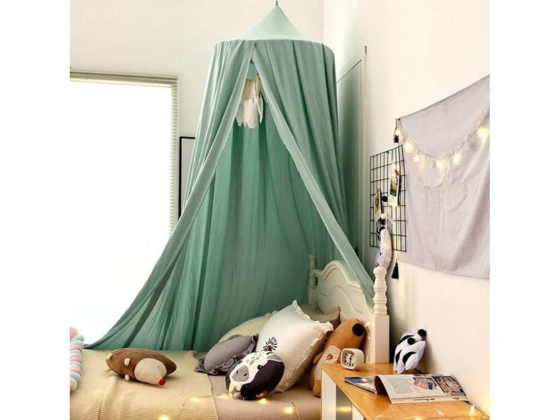 2026-mosquitera Colgante Para Niños - Toldo De Cama Verde (65cm) - Ideal Para Dormitorio Y Habitación Infantil