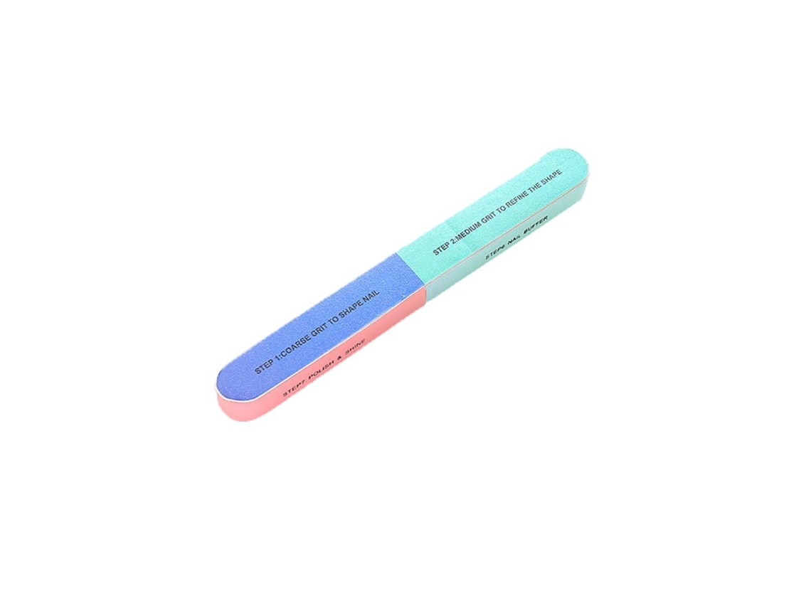 Limas de uñas profesionales, pulidor de uñas de 7 pasos, bloque de pulido brillante con pulido multifacético y diseño de esquinas redondeadas para manicura.