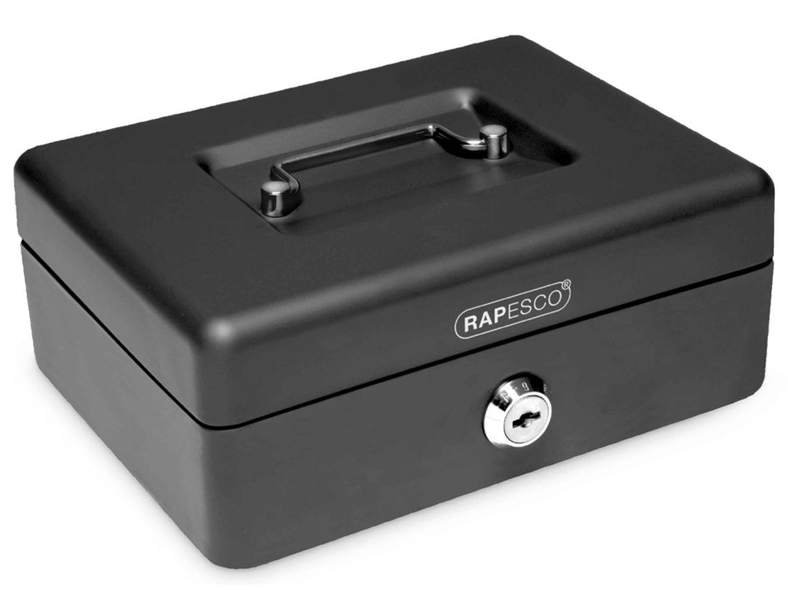 Caja de Dinero RAPESCO Ancho: 250 Mm Negra