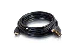 C2G 42514 adaptador de cable de vídeo 1 m HDMI DVI-D Negro