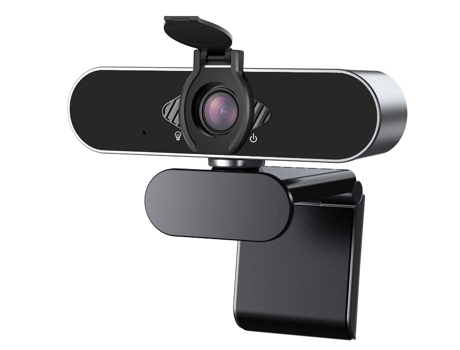 Cámara web 1080P HD con micrófono y cubierta de privacidad, cámara web USB con transmisión de vídeo HD en vivo para Mac, PC, computadora y computad...