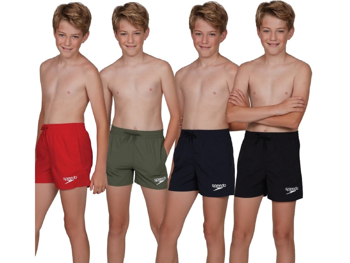 Bañador Speedo para niños en amarillo vibrante: cómodo y elegante.