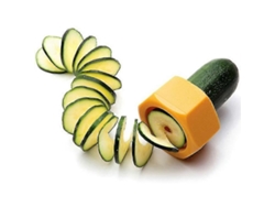 Cortador en espiral para pepinos, verduras y frutas para ensalada, utensilio de cocina.