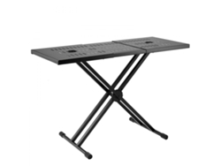 Conjunto de Stands y Mesas para DJ Ajustables y Robustos en Acero Tekmaquinas