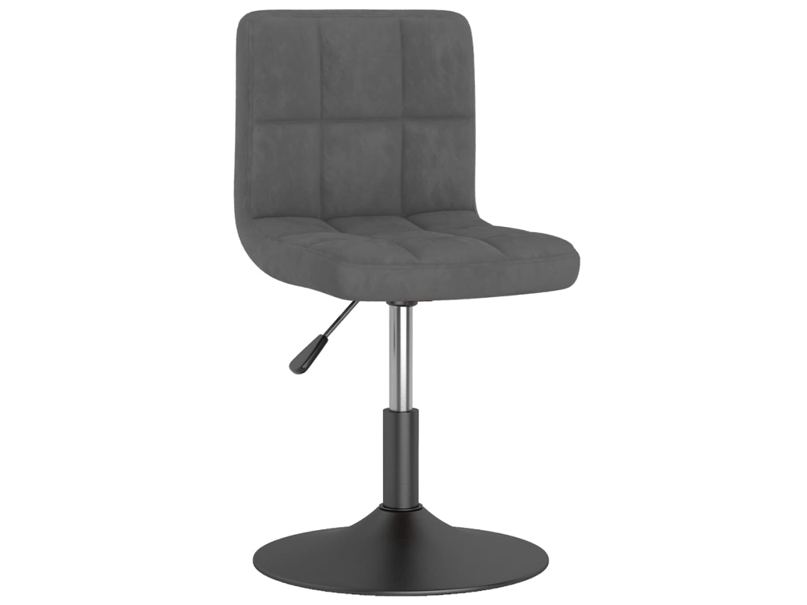 Maison Exclusive - Sillas De Comedor Giratorias 6 Unidades Terciopelo Gris Oscuro