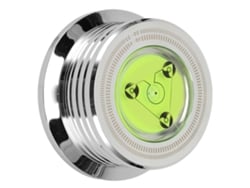 Estabilizador De Peso Profesional Para Tocadiscos De Vinilo De 45 Rpm Con Nivel Y Medición De Velocidad - Plateado