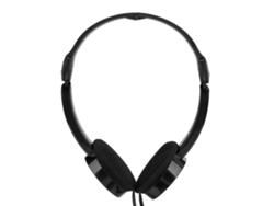 Auriculares Estéreo Plegables Con Cable Para Niños Con Micrófono Para Smartphone/tablet - Negro