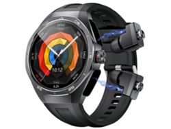 Auriculares Bluetooth GT97 2 en 1 TWS con pantalla redonda de 1,53 pulgadas y monitor de frecuencia cardíaca Ly Ebike