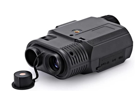 Gafas de visión nocturna, binoculares de visión nocturna para adultos, pueden guardar fotos y tarjetas de memoria de video y recargables (negro) BI...