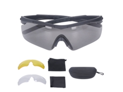 Gafas de moto todoterreno antivuelos, juego táctico militar, bolsa de polietileno