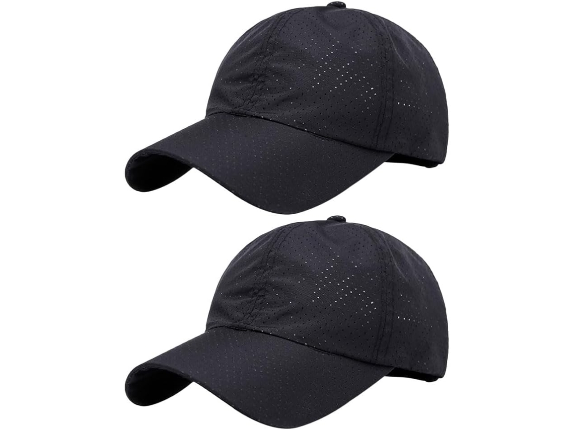 Gorra de béisbol ajustable de dos piezas, sombrero para el sol transpirable