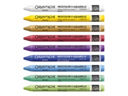 Lápices de Cera Solubles Neocolor Ii Preto 009 CARAN D'ACHE