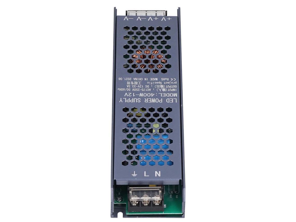 Omni-transformador De Luz Magnética Led Driver Fuente De Alimentación Switching 400w Ac175‑250v Negro Largo