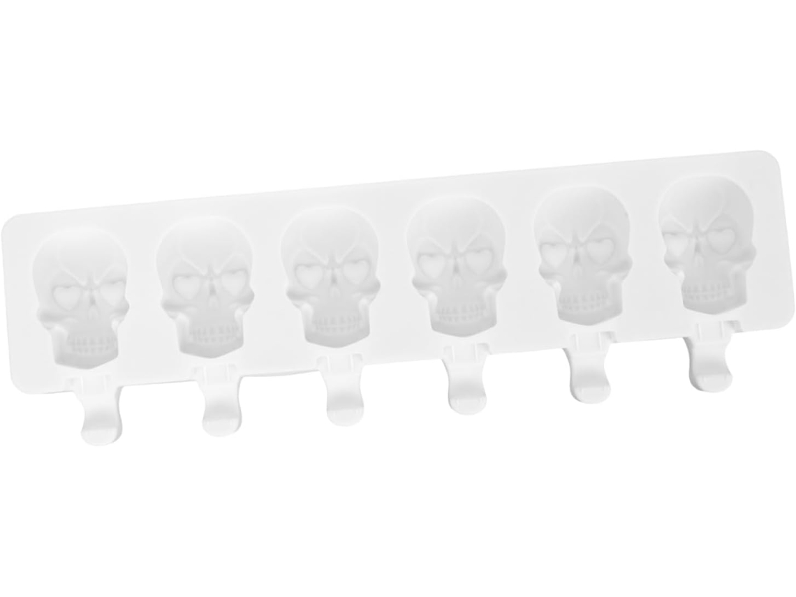 Moldes multiusos con forma de calavera para helado casero - Ideales para niños, niñas y adultos - Vayotoy