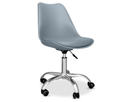 Silla de Oficina con Ruedas Silla de Secretariado Giratoria Tulip ICONIK INTERIOR