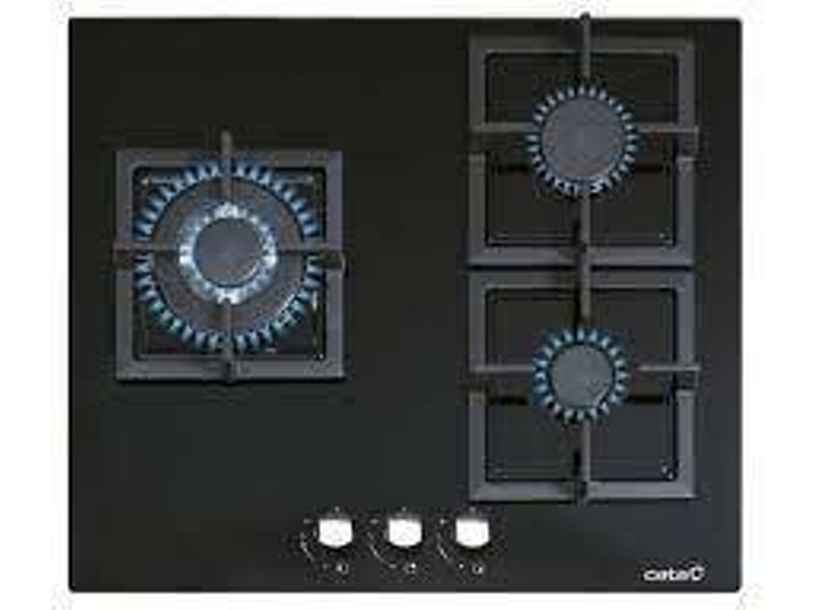 Placa de Gas CATA SCI 6031 B (Gás Natural - 59 cm - Negro)