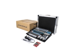 Controlador de iluminación, 1024 canales DMX, compatibilidad con escenarios profesionales, consola 1024, enchufe UE OEM