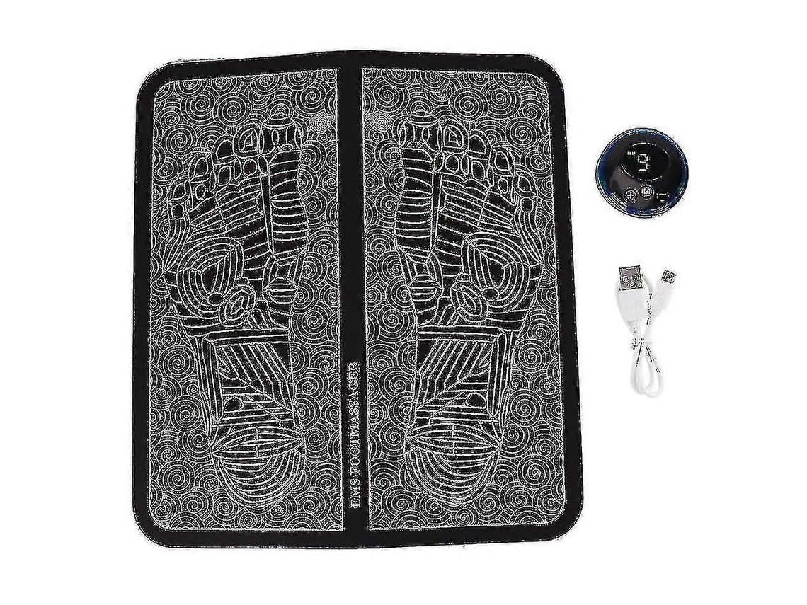 Massageador De Pés Elétrico Ems, Almofada De Massagem Para Os Pés, Estimulador Muscular Dos Pés, Tapete Massageador