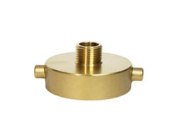Conector De Hidrante 2-1/2" Nst(nh) Fêmea × 3/4" Ght Macho, Com Conexão De Pino, Para Mangueiras E Tubos De Jardim.