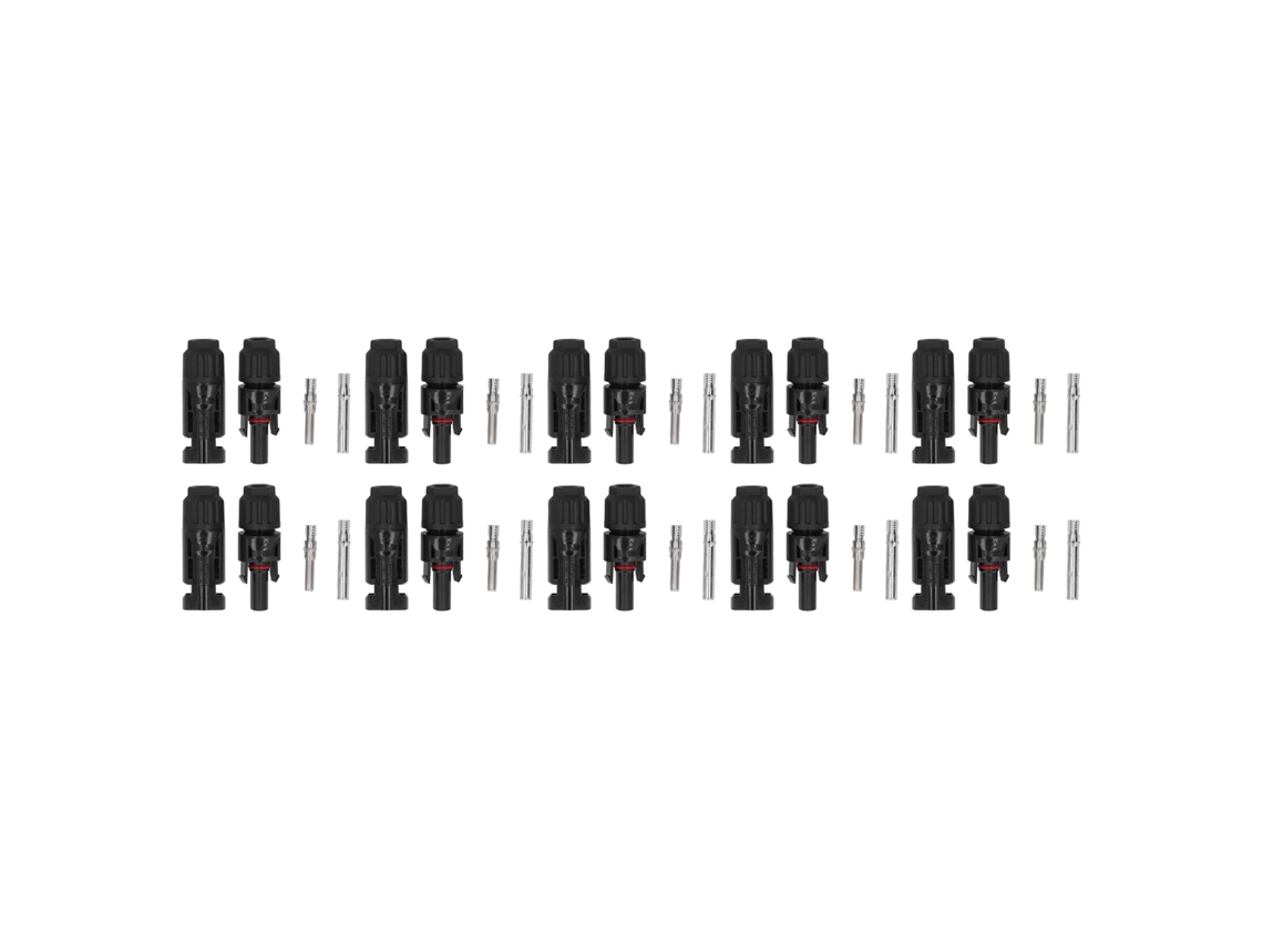 10 Pares De Conectores Macho/hembra Para Paneles Solares Fotovoltaicos, Resistentes Al Agua Ip67, Dc1000v 30a