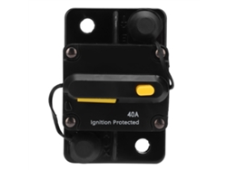Disyuntor Automático De 40a Fuse Resetable Con Tapa Impermeable Dc12‑42v Para Audio Coche Amplificador Inversor