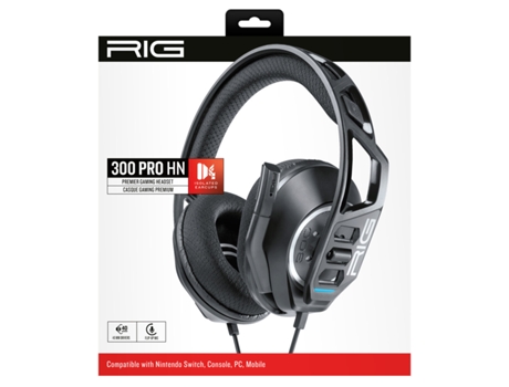 Auriculares Nacon RIG 300HN Negro