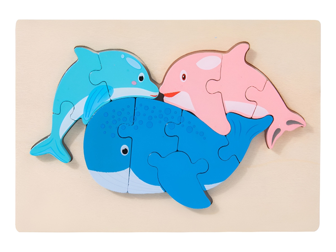 Juego de rompecabezas 3D Slowmoose Whale Toys