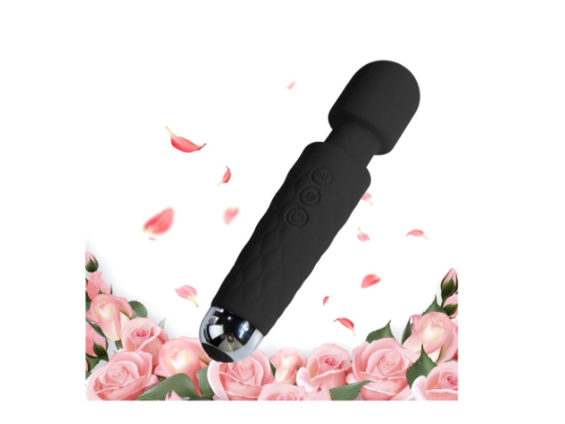 Relajación Corporal Personal: Silencioso, Resistente Al Agua, Potente, Con 20 Patrones Y 10 Velocidades (negro)