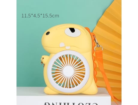 Mini Ventilador VOINEE Recargable USB Amarillo