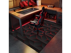 Tapete Cadeira Piso Escritório Protetor Antiderrapante 60 X 90 Cm Madeira Gamer, Escritório, Madeira,