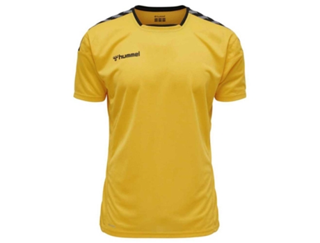 Camiseta de Hombre para Fútbol HUMMEL Authentic Poly Amarillo (2XL)