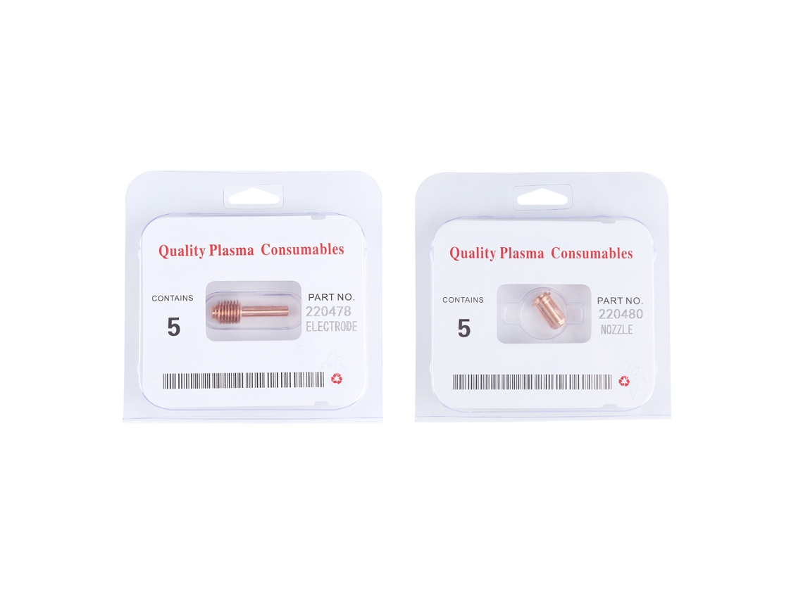 5 Electrodos 220478 Y 5 Boquillas 220480 (consumibles Para Antorcha De Corte Por Plasma Max30)