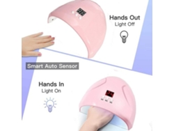 Secador de uñas LED con lámpara UV de 36 W con temporizador 30-60-90S y sensor para lámpara UV de esmalte de gel para uñas 723