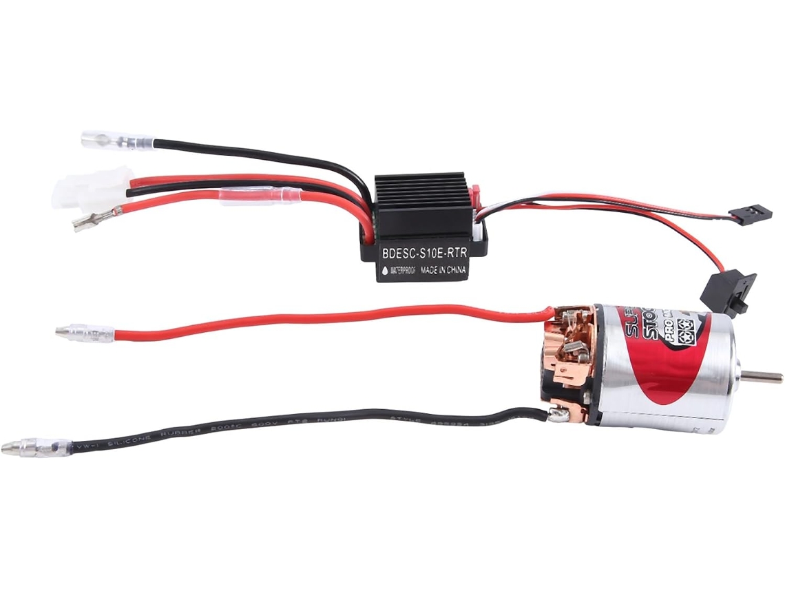 Controlador De Velocidad Esc 540 Brushed 29t Y 320 Con 2 Bec Para Coche De Carreras Todoterreno Rc 1/10