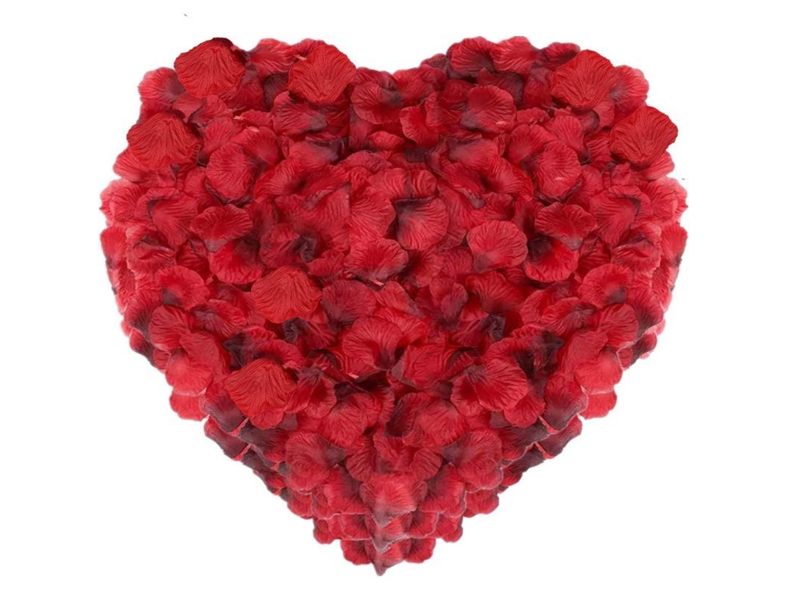 Pétalos De Rosa Roja Artificial De Seda, 1 Kg, 4000 Piezas, Decoración Romántica Para Bodas Y Fiestas.