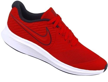 Zapatillas Deportivas NIKE Star Runner 2 (Rojo - Material Sintético - 36,5)