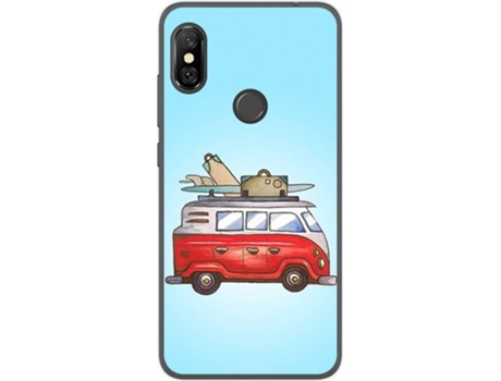 Carcasa Xiaomi Redmi Note 6 Pro TUMUNDOSMARTPHONE Furgoneta Multicolor