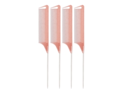 4 Pentes De Cauda De Rato Em Aço Inoxidável Para Estilo De Cabelo Com Design Ergonômico E Leve