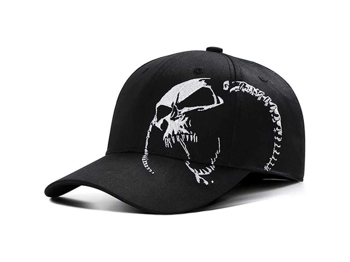 Gorra De Béisbol De Algodón Para Hombre Y Mujer Con Diseño De Calavera, Ajustable Para Deportes Al Aire Libre.