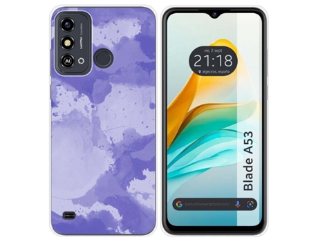 Funda Silicona para Zte Blade A53 diseño Acuarela 01 Dibujos