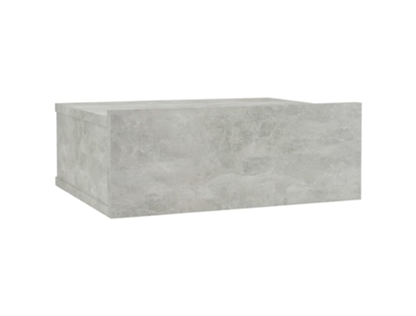 Mesita de noche flotante VIDAXL Gris Madera contrachapada (40x30x15 cm)