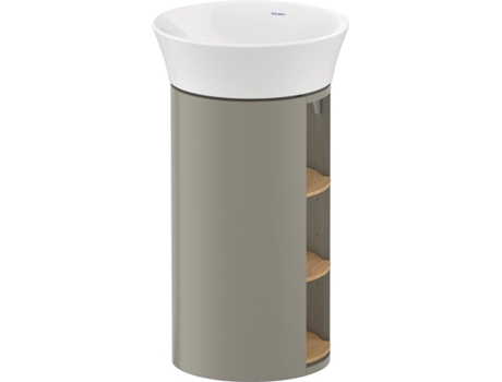 DURAVIT White Tulip, mueble de lavabo de pie, ancho 350 x fondo 410mm, con compartimento abierto, con tecnología tip-on, WT42390
