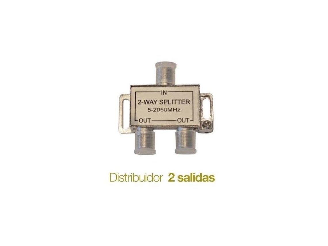 Distribuidor De Television Splitter 2 Salidas